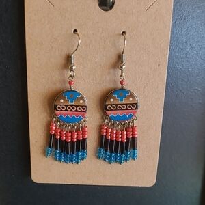 Bohemian Multicolor Dangle Earrings